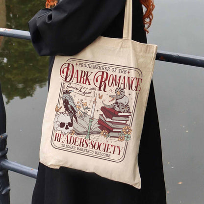 Dark Romance Book Club Bag, Good Girls Read Dark Romance Bag, Dark Romance Social Club, Dark Romance Era, Dark Romance Gift, Book Lover