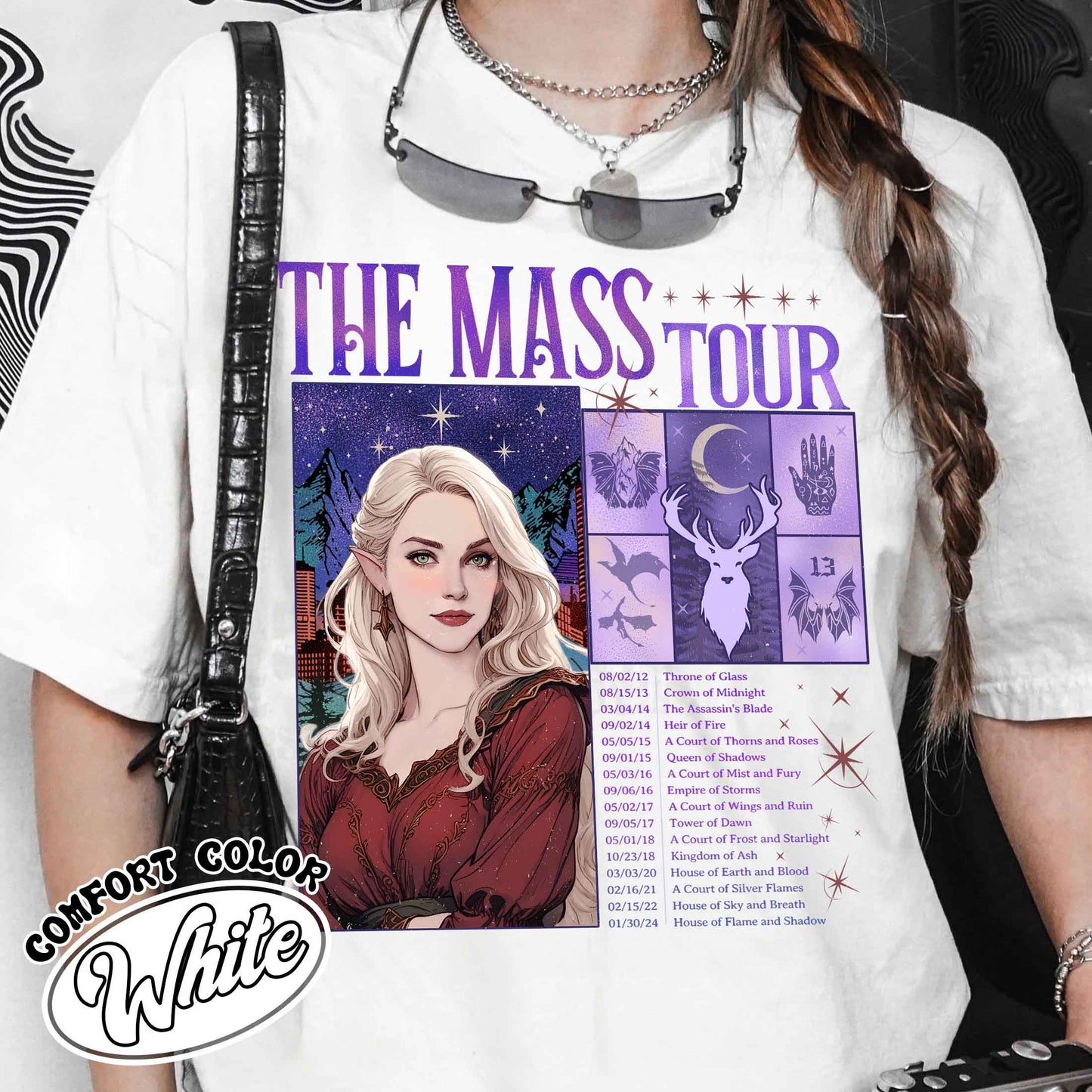 The Maas Tour Shirt, TOG Shirt, ACOTAR Shirt, ACOTAR TOG Crescent City Shirt, Sjm Tour Shirt, Book Shirt Sjm, Book Lovers Shirt, Bookish Shirt