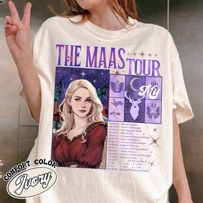 The Maas Tour Shirt, TOG Shirt, ACOTAR Shirt, ACOTAR TOG Crescent City Shirt, Sjm Tour Shirt, Book Shirt Sjm, Book Lovers Shirt, Bookish Shirt