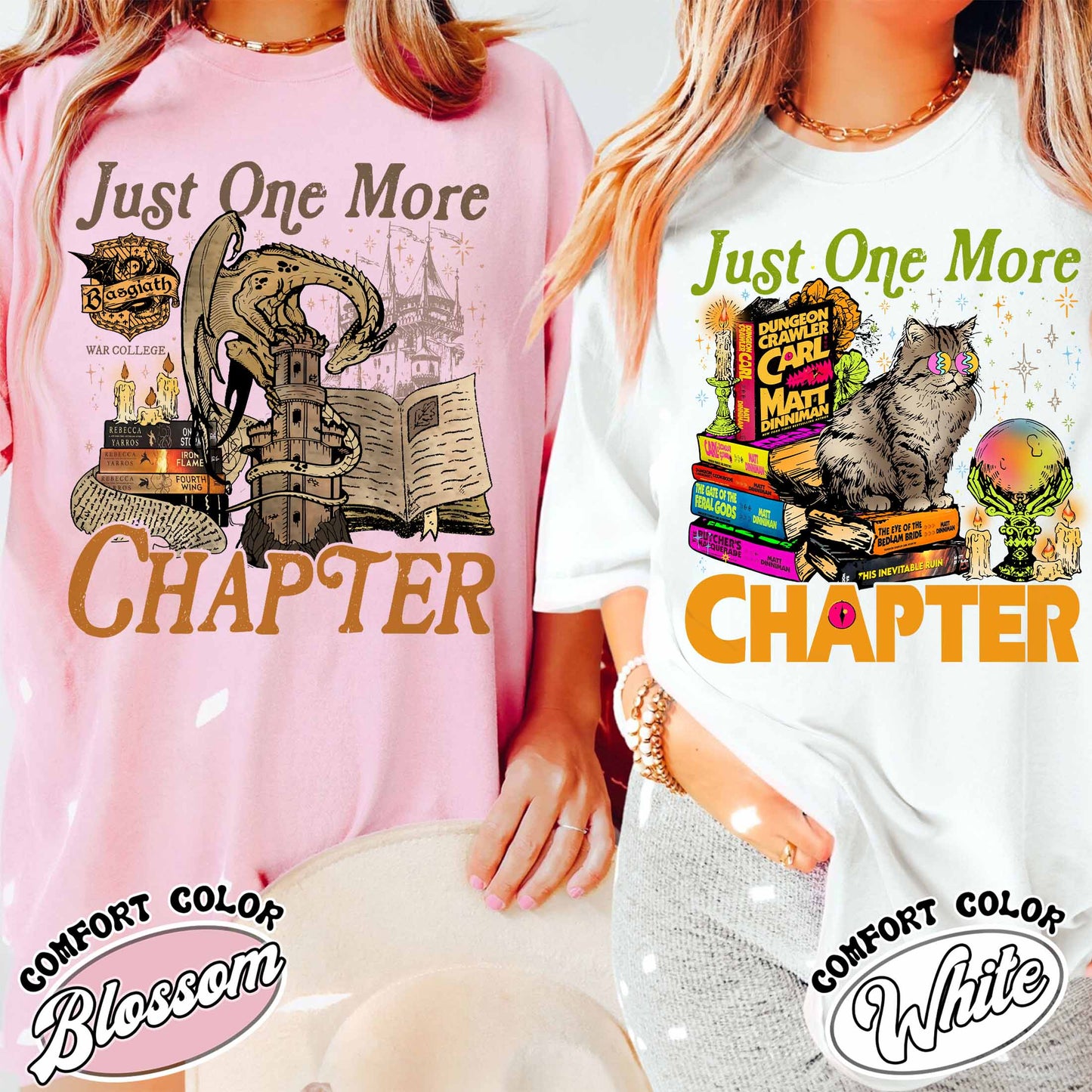 Bookish Comfort Colors Shirt,Just One More Chapter Shirt, Book Lover Gift, Reading Shirt