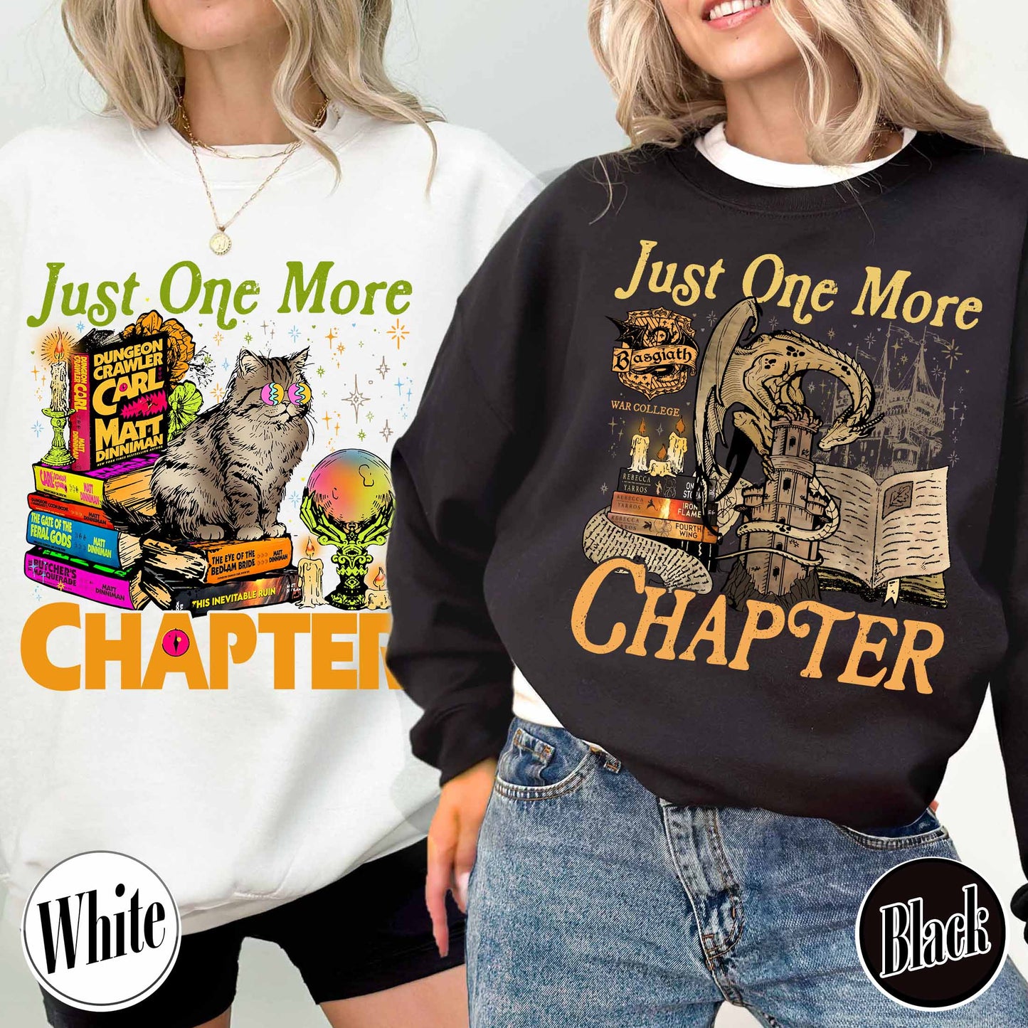 Bookish Sweatshirt,Just One More Chapter Sweatshirt, Book Lover Gift, Reading Sweatshirt