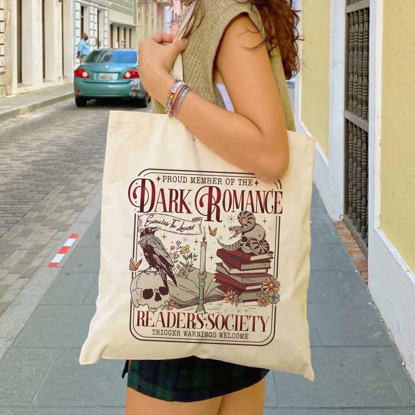 Dark Romance Book Club Bag, Good Girls Read Dark Romance Bag, Dark Romance Social Club, Dark Romance Era, Dark Romance Gift, Book Lover