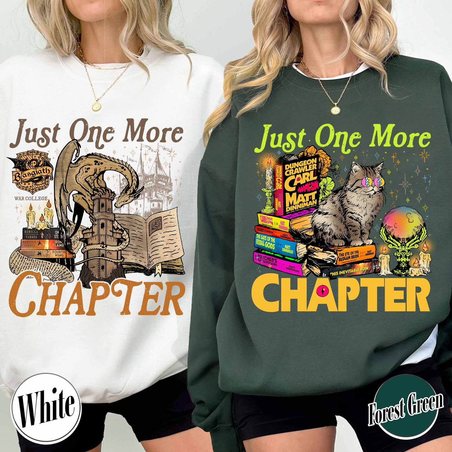 Bookish Sweatshirt,Just One More Chapter Sweatshirt, Book Lover Gift, Reading Sweatshirt