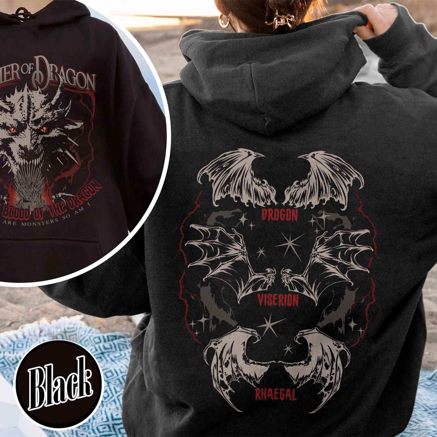 Father of the Dragon Hoodie, Mother of Dragons Hoodie, Mother of Dragon Year of the Dragon, Father of Dragons Hoodie, GOT Hoodie