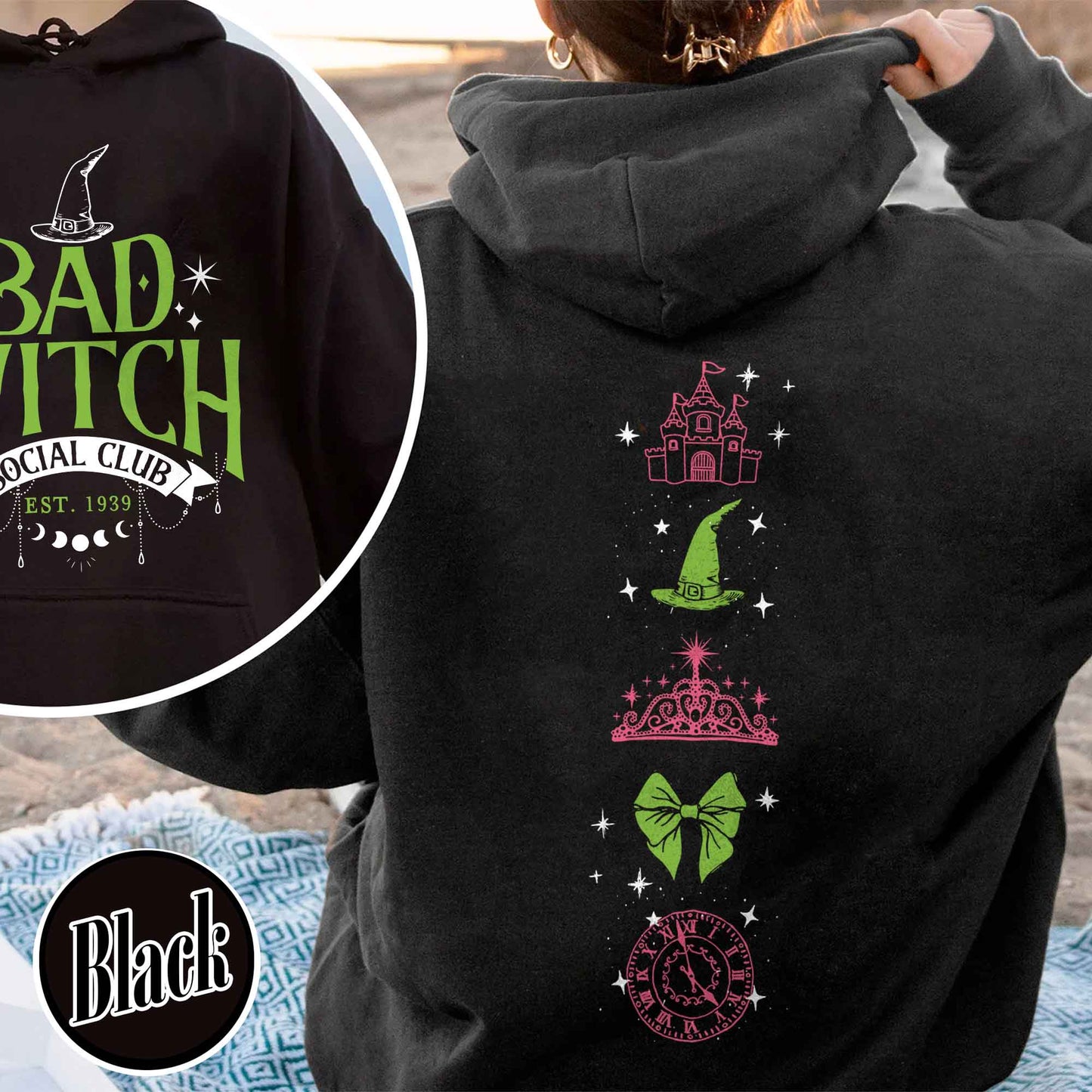 Good Witch Bad Witch Hoodie,Good Witch Social Club,Good Witch Hoodie,Bad Witch Hoodie, Besties Fall Shirt,Besties Witch Shirt