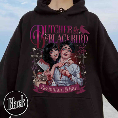 Bookish Hoodie, Butcher and Blackbird Hoodie, Dark Romance Social Club Hoodie, Booklover Gift