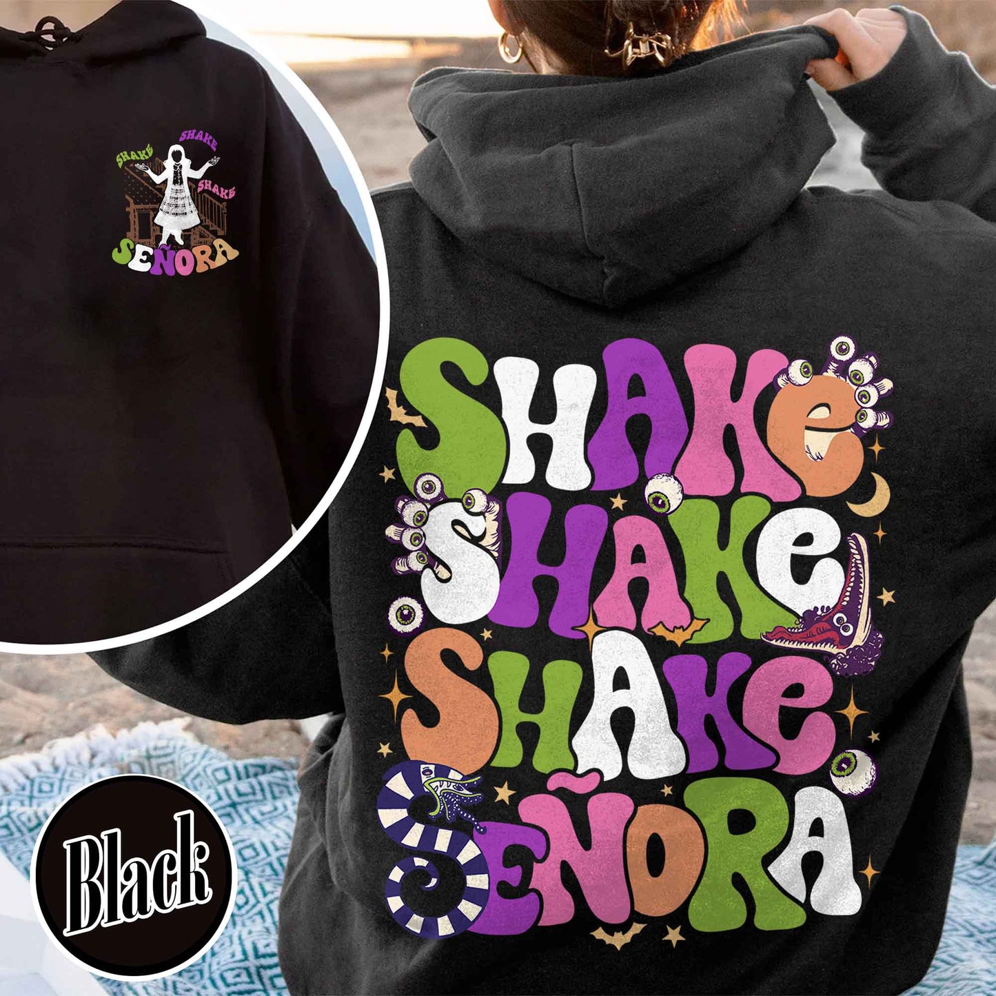 Funny Halloween Movie Hoodie, Shake Shake Shake Señora Hoodie