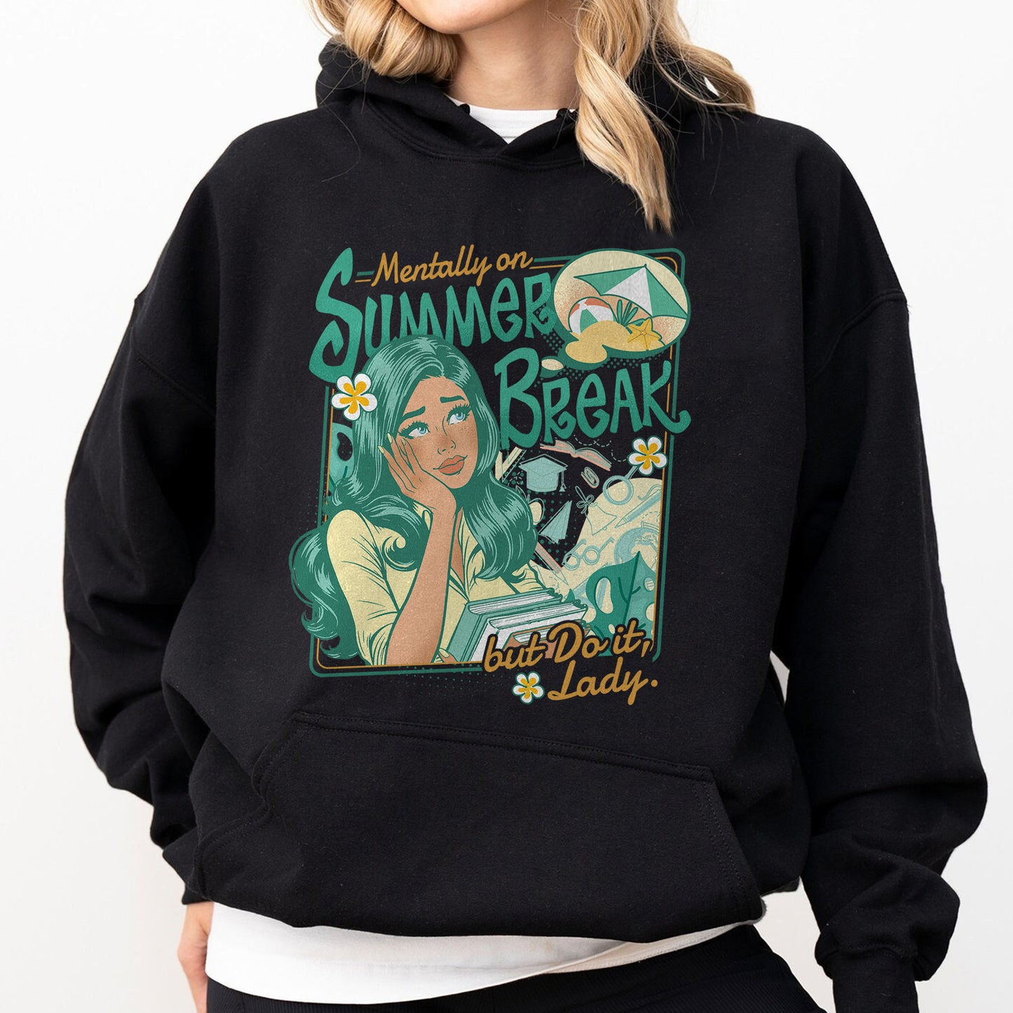 Do It Lady Hoodie, Funny Viral Meme Hoodie, Hoodie Humor Top, Retro Parody Hoodie, TikTok Trend Hoodie, Funny Gift for Women