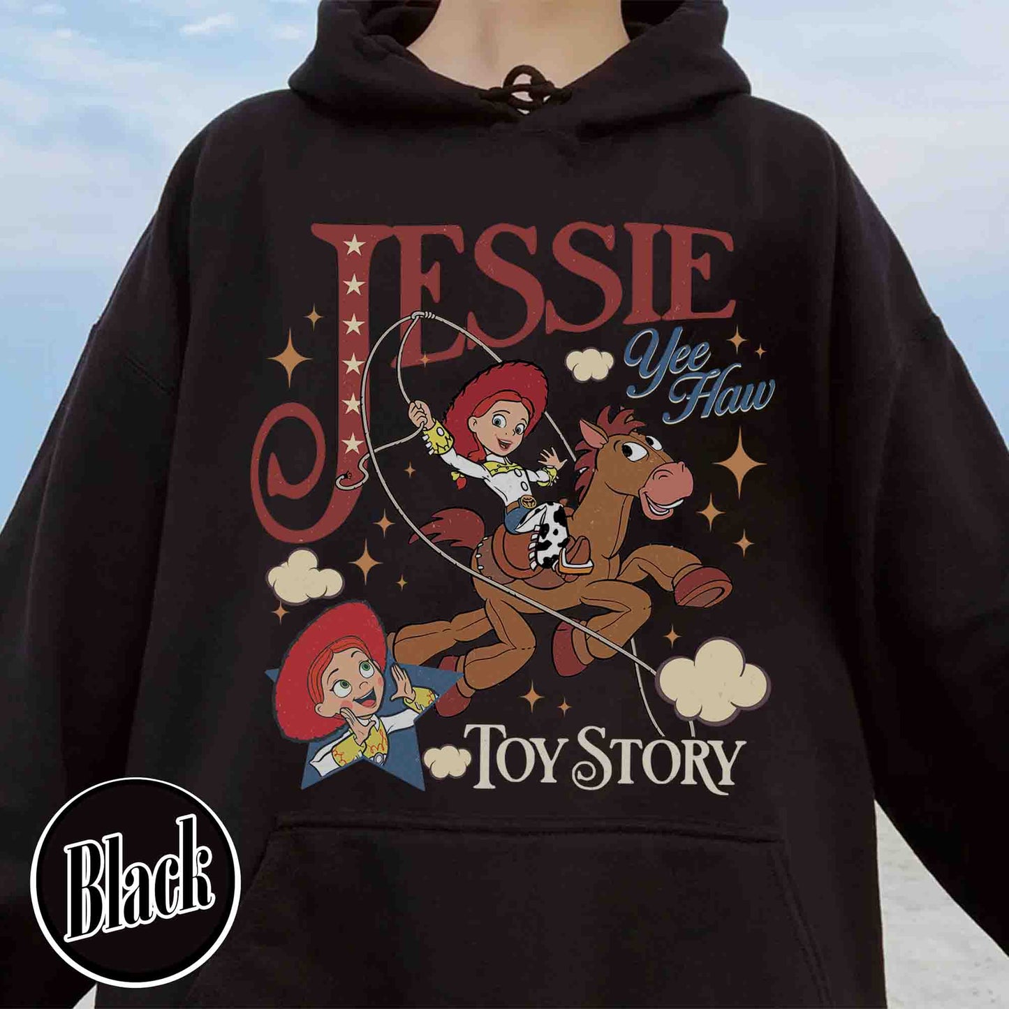 Woodie Jessie Characters Hoodie, Theme Park Trip Hoodie, Family Hoodie, Custom Couple Group Hoodie, Matching Hoodie