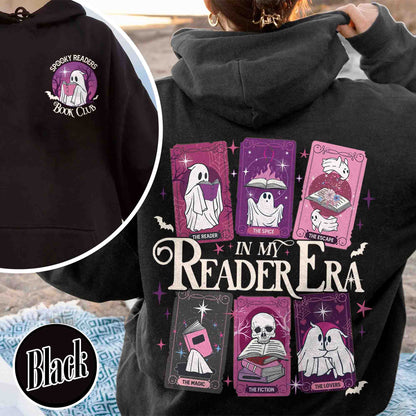 Booklover Hoodie, in My Reading Era Hoodie, Tarot Cards With Book Hoodie, Spooky Reader Hoodie