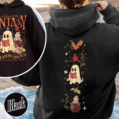 Bookish Hoodie, Fantasy Reader Hoodie, Boo Readers Society Hoodie, Fantasy Dragon Hoodie