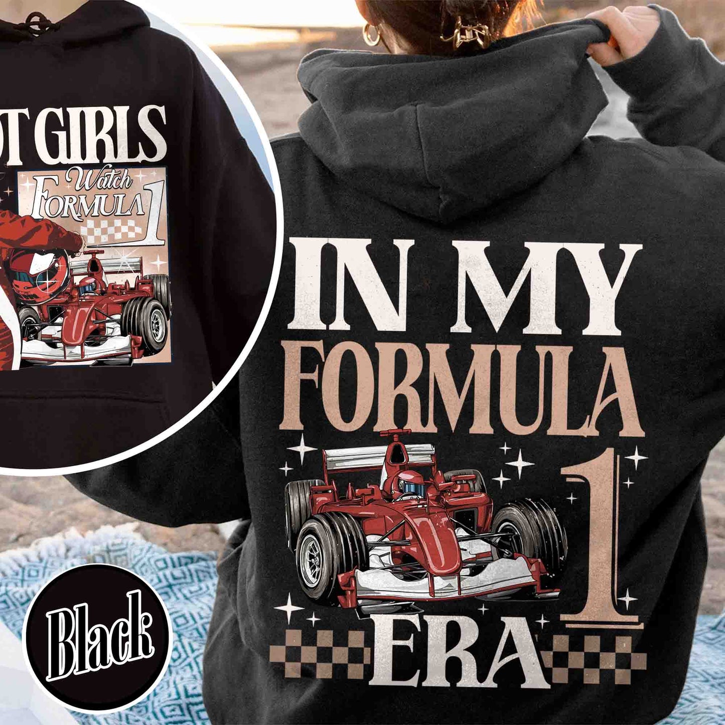 Trending Hoodie, Hot Girls Watch F1 Hoodie, Sundays Are for Formula One Hoodie, F1 Car Hoodie