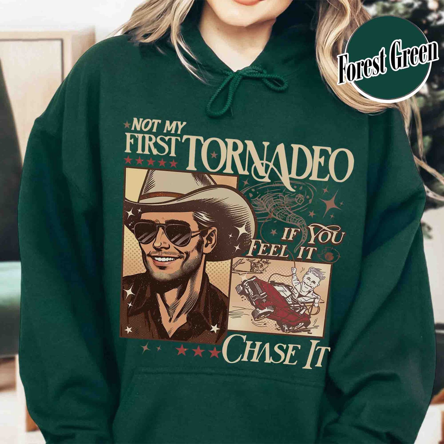 Tornadeo Hoodie, Not My First Tornadeo Hoodie, Weather Lover and Storm Chaser Hoodie