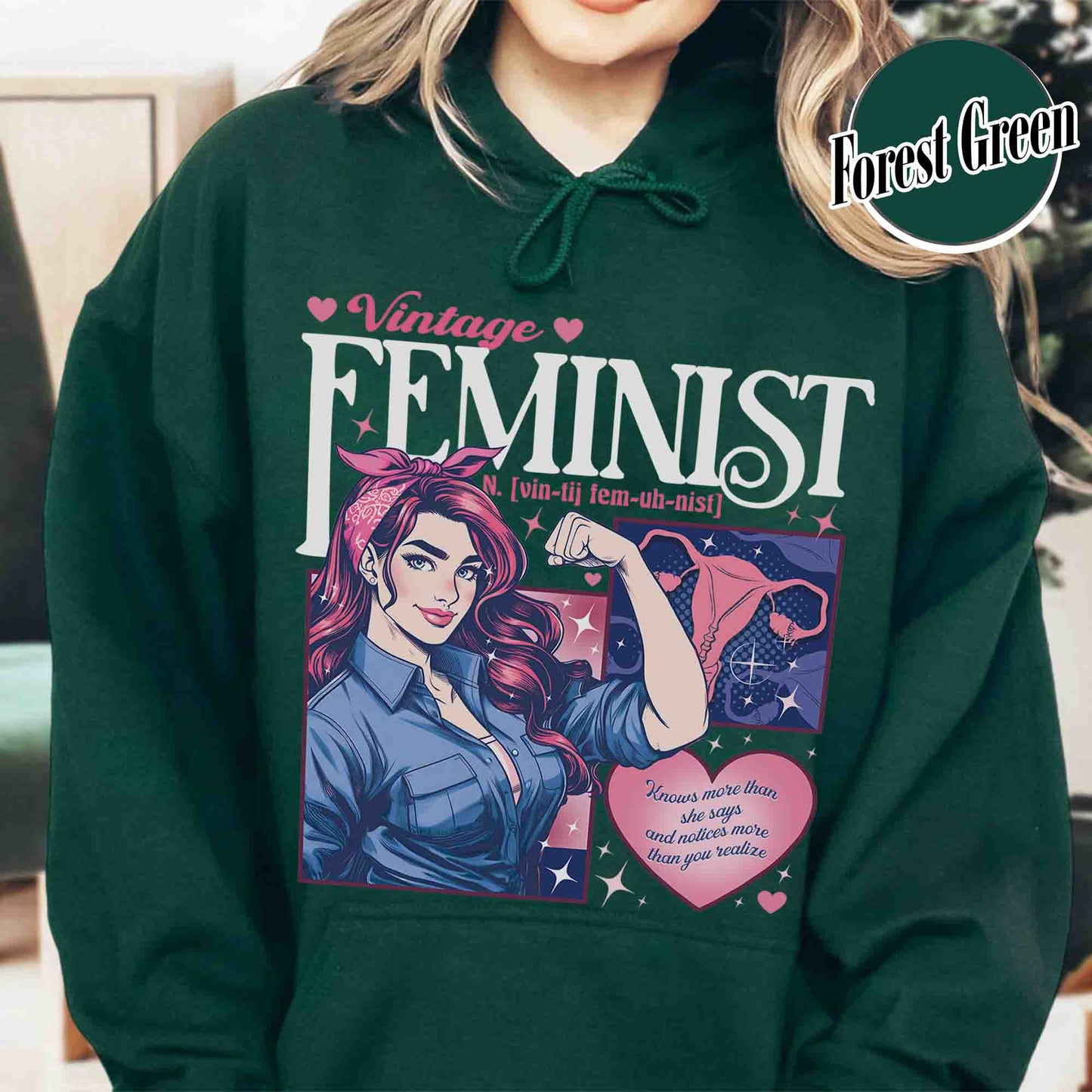 Feminist Hoodie, Empowered Women Hoodie, Equality Hoodie, Women Rights Hoodie