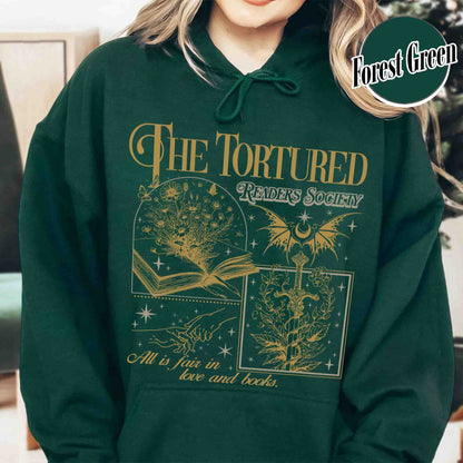 Book Lover Hoodie, the Tortured Readers Society Hoodie, the Tortured Poets Social Club