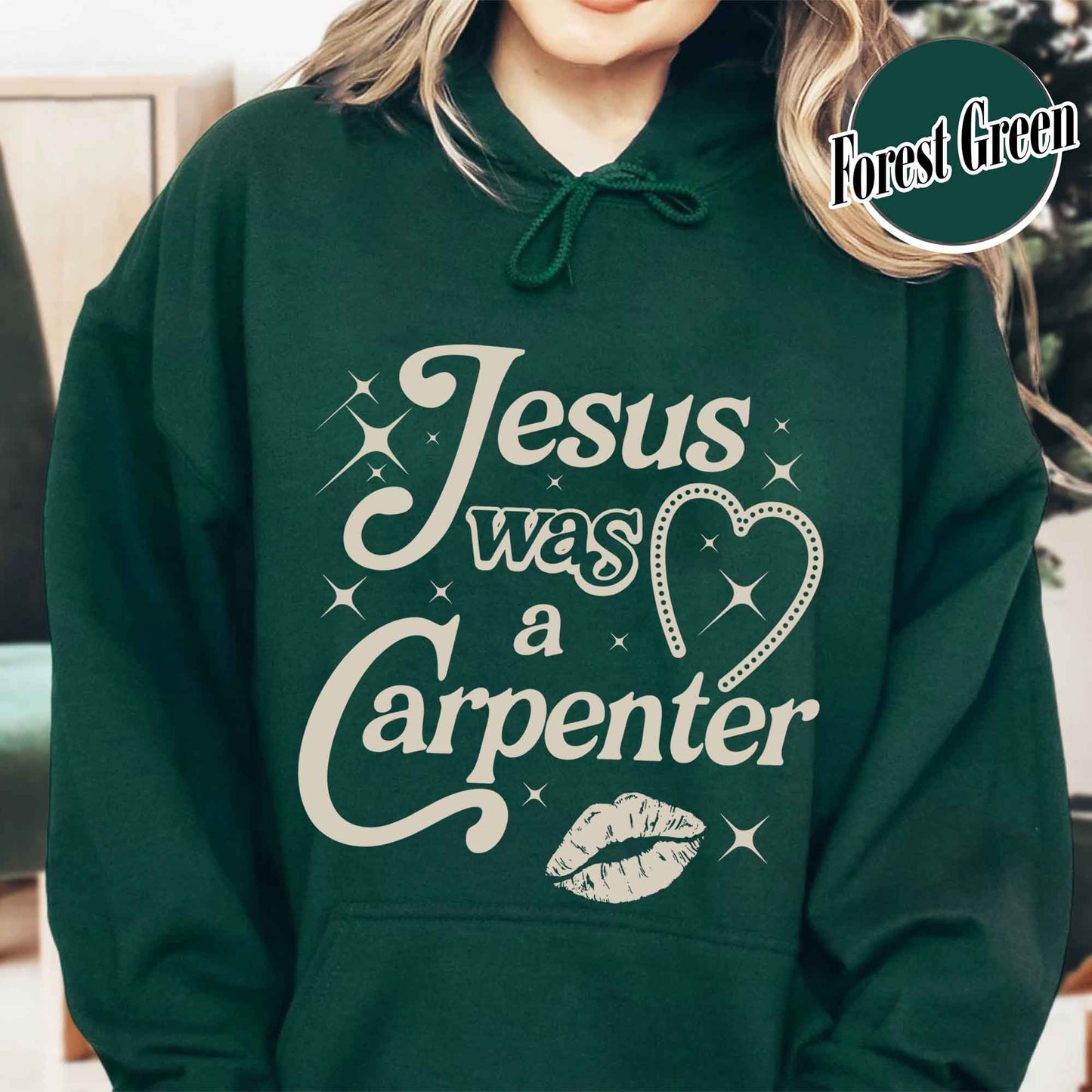 Jesus Was A Carpenter Hoodie, Festival Hoodie, Vintage Inspired Hoodie, Concert Hoodie, Soft Girl Aesthetic, Music Lover Gift
