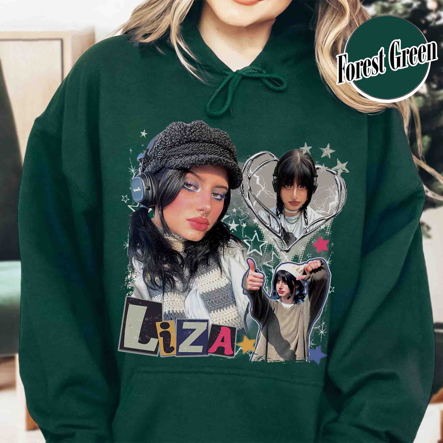 Custom Y2k Hoodie, Custom Photo Bootleg Girlfriend, 90s Retro Hoodie