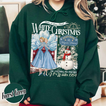 Christmas Movie Lover Hoodie, Christmas Sister Sister Hoodie, Wallace and Davis Hoodie