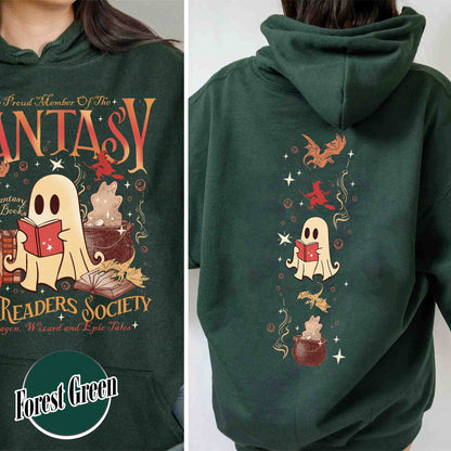 Bookish Hoodie, Fantasy Reader Hoodie, Boo Readers Society Hoodie, Fantasy Dragon Hoodie