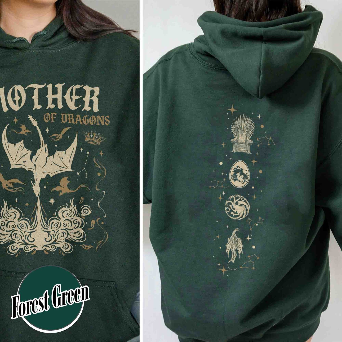 Mother Of Dragons Hoodie, Mother Of The Dragons, GoT Gift, Dragon Hoodie, Dragon Lover Shirt, Gift For Her