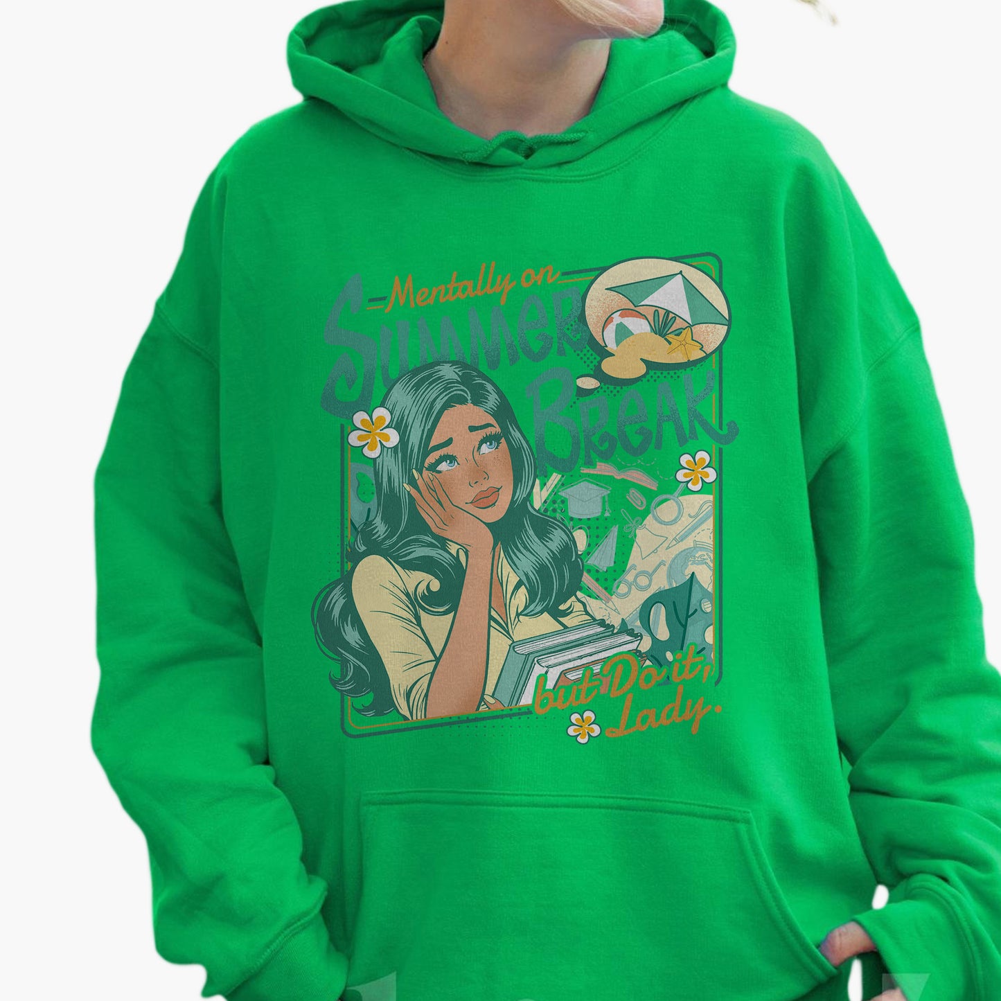 Do It Lady Hoodie, Funny Viral Meme Hoodie, Hoodie Humor Top, Retro Parody Hoodie, TikTok Trend Hoodie, Funny Gift for Women