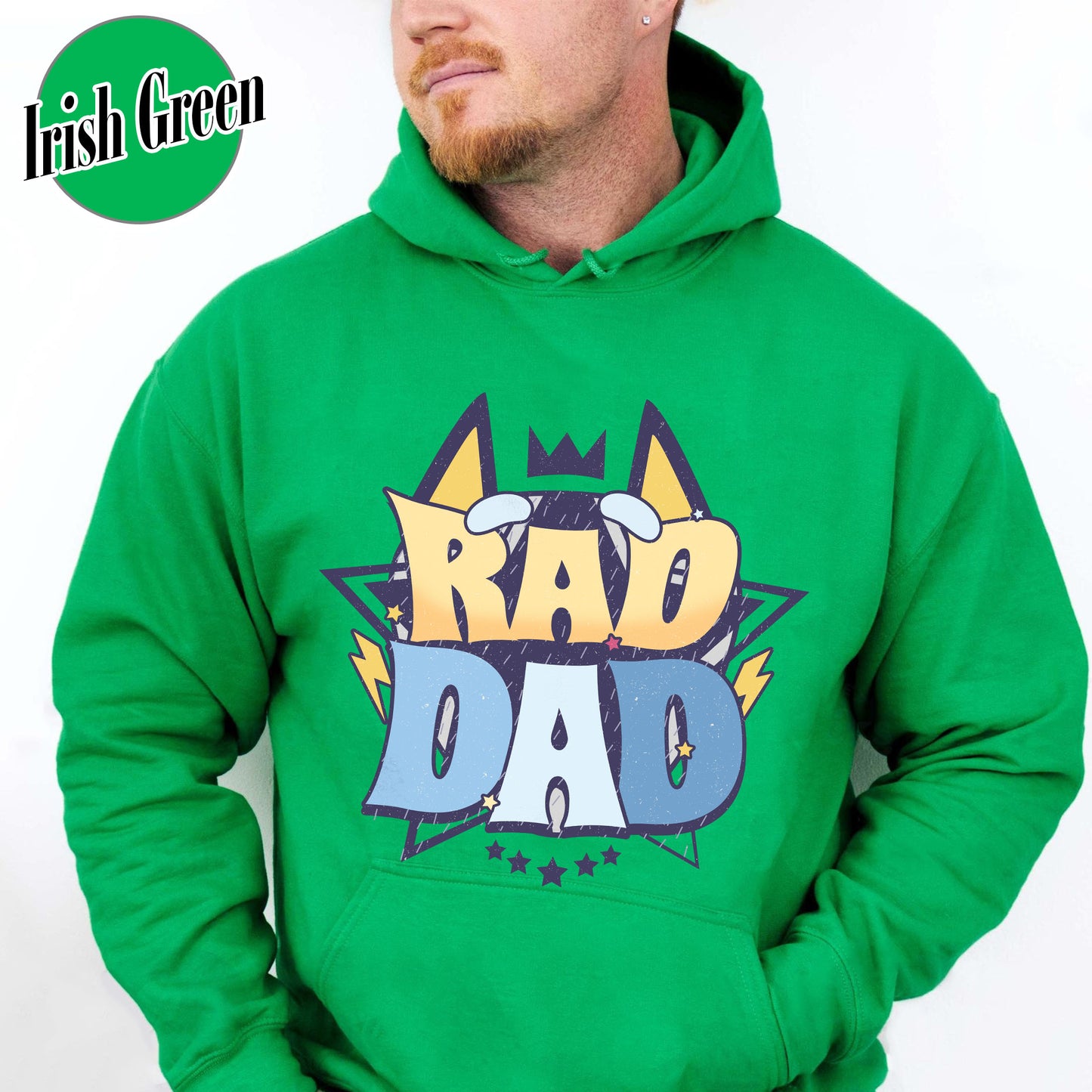 Rad Dad Hoodie, Fathers Day Gift, Rad Like Dad Hoodie, Dad Matching Hoodie, Cool Dads Club, Kids Hoodie For Fathers Day, The Girl Father Hoodie