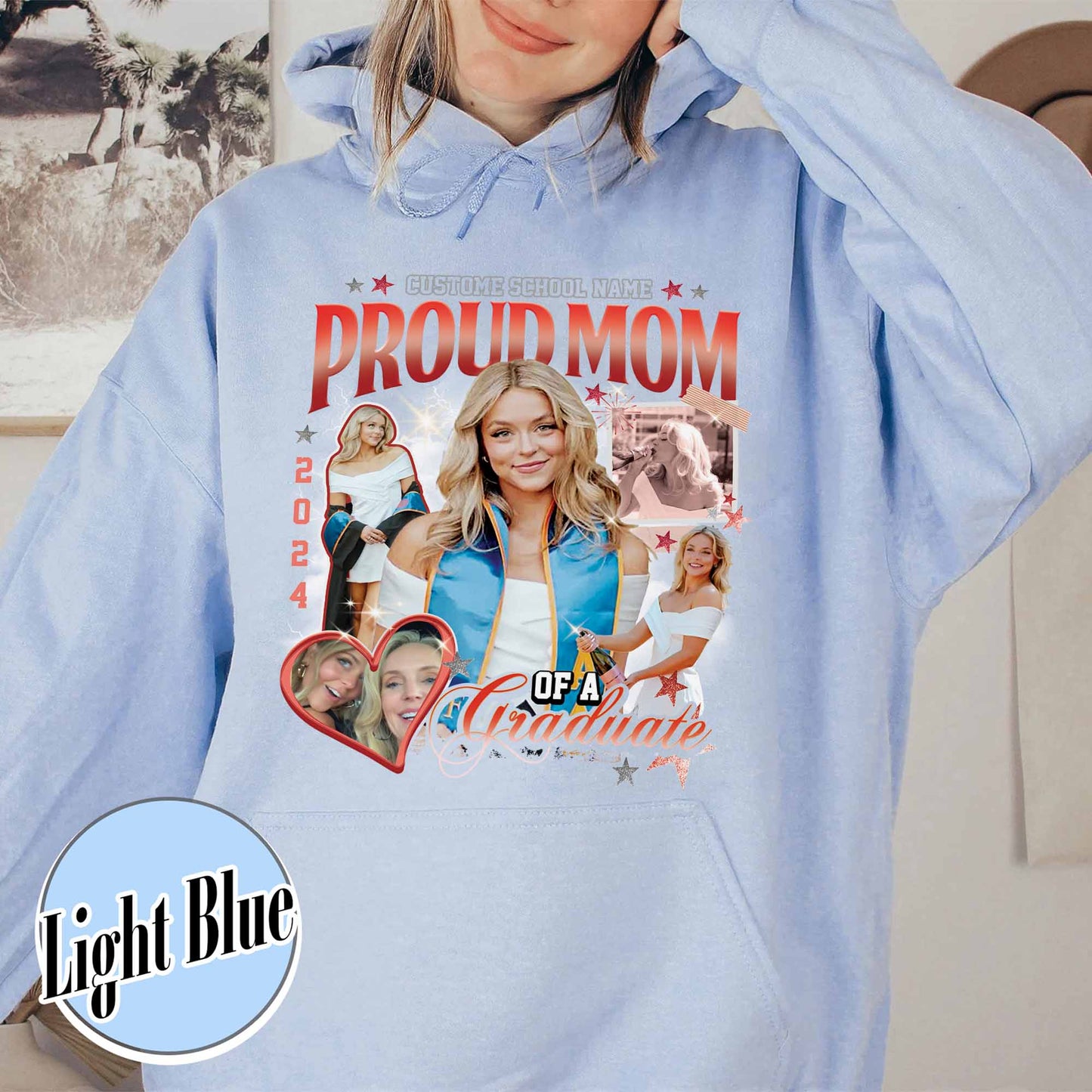 Custom Family Graduation Hoodie, Senior 2025 Family Matching Hoodie, Class of 2025 Family Graduation Shirts, Custom Graduation Shirts Photos