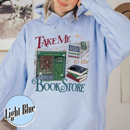 Wizard Book Shop Hoodie, Take Me to the Book Store Hoodie, Bookseller Wizarding HP World Hoodie