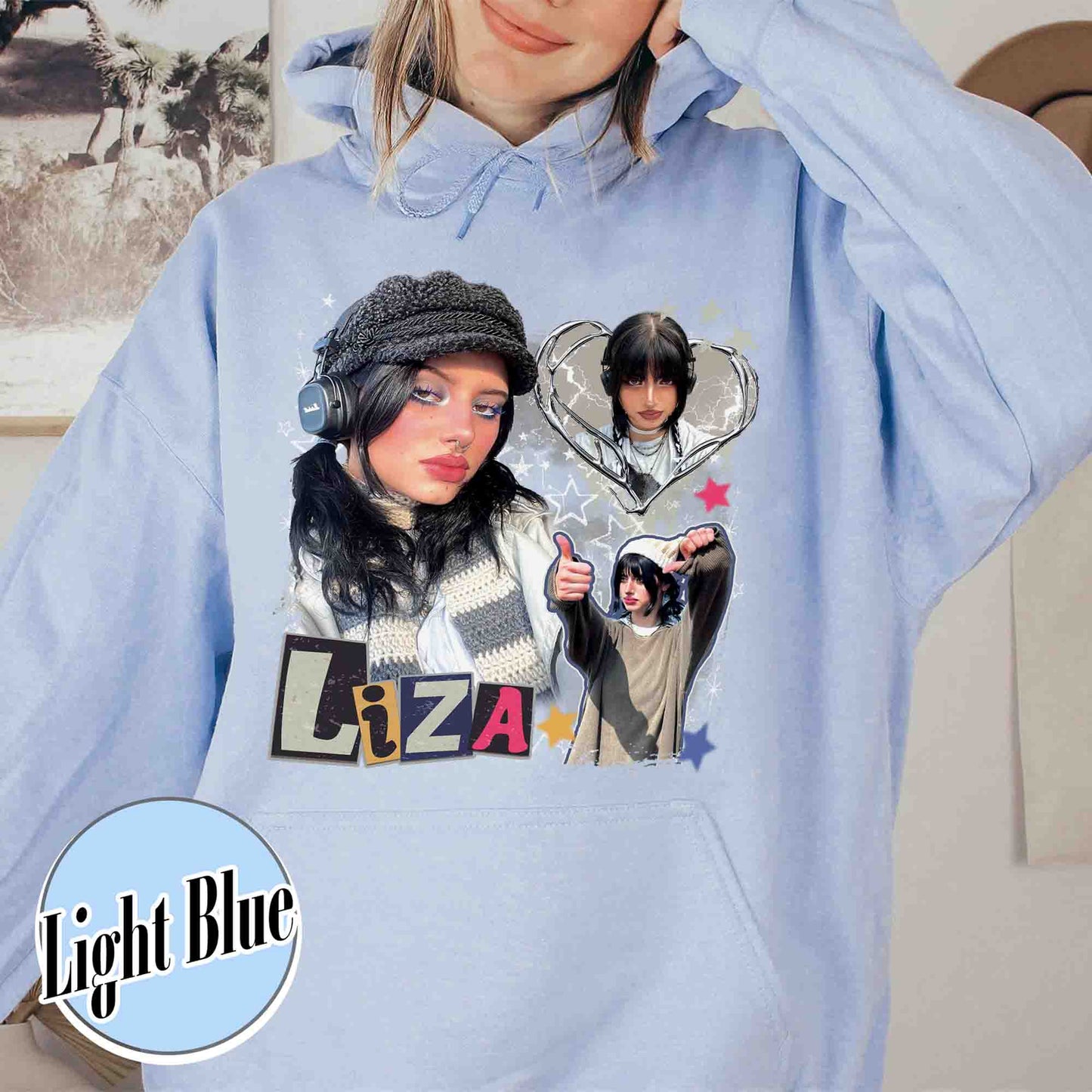 Custom Y2k Hoodie, Custom Photo Bootleg Girlfriend, 90s Retro Hoodie