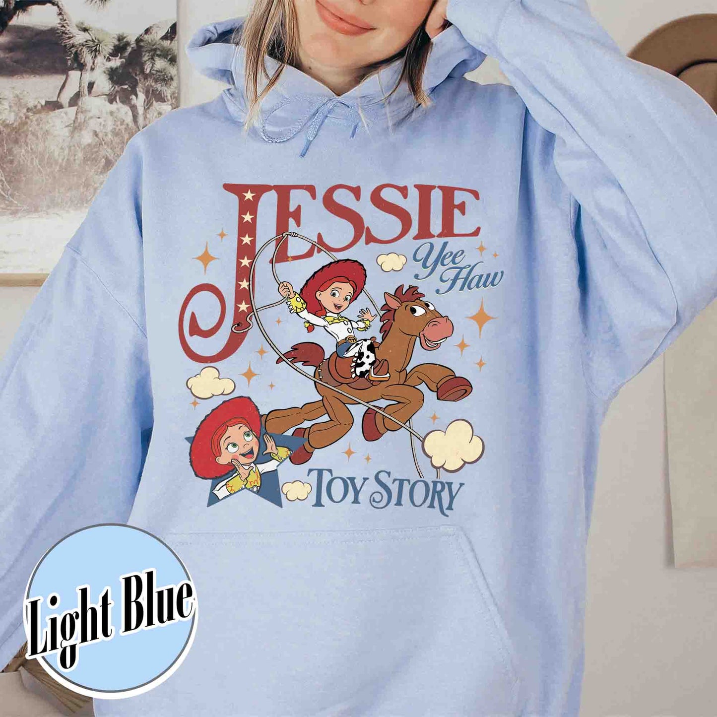 Woodie Jessie Characters Hoodie, Theme Park Trip Hoodie, Family Hoodie, Custom Couple Group Hoodie, Matching Hoodie