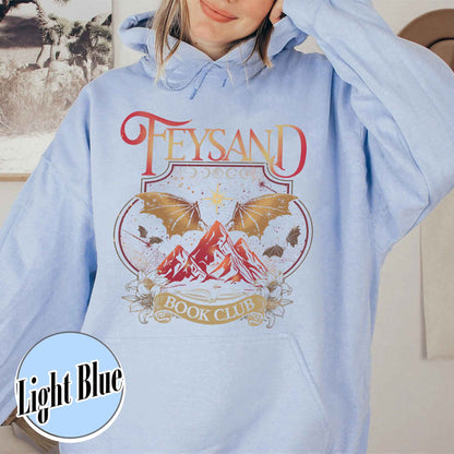 Rhys And Feyre Acotar Book Club Hoodie, Sjm, Velaris City Of Starlight Acotar Hoodie, The Night Court Hoodie, Court Of Dreams, Bookish Hoodie