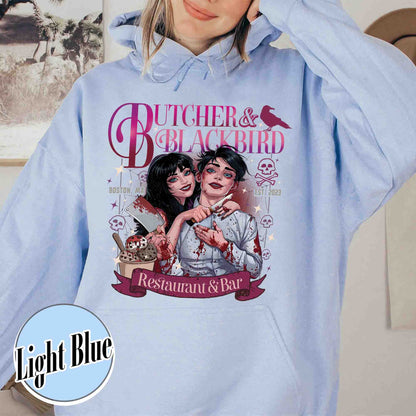 Bookish Hoodie, Butcher and Blackbird Hoodie, Dark Romance Social Club Hoodie, Booklover Gift