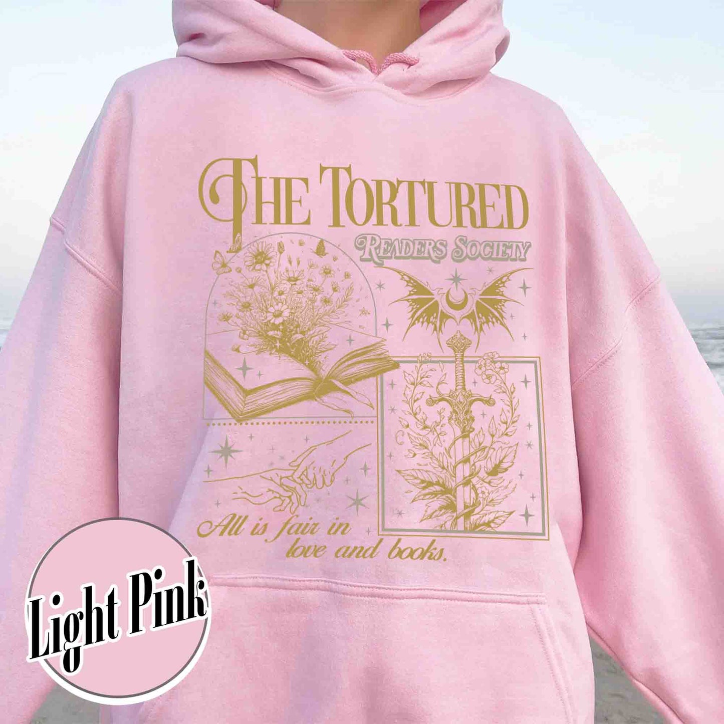 Book Lover Hoodie, the Tortured Readers Society Hoodie, the Tortured Poets Social Club