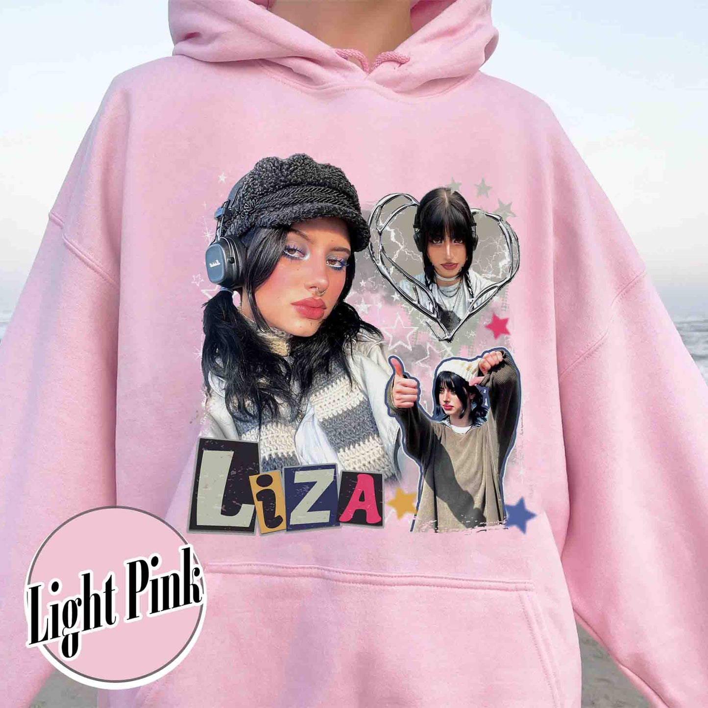 Custom Y2k Hoodie, Custom Photo Bootleg Girlfriend, 90s Retro Hoodie