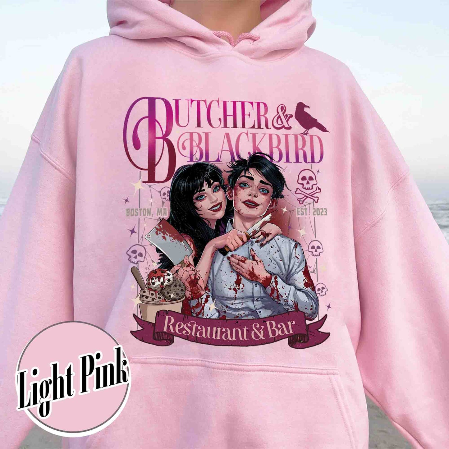 Bookish Hoodie, Butcher and Blackbird Hoodie, Dark Romance Social Club Hoodie, Booklover Gift