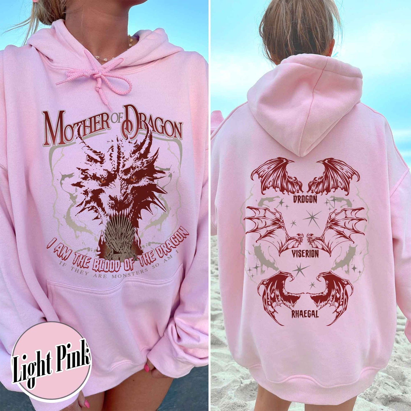 Father of the Dragon Hoodie, Mother of Dragons Hoodie, Mother of Dragon Year of the Dragon, Father of Dragons Hoodie, GOT Hoodie