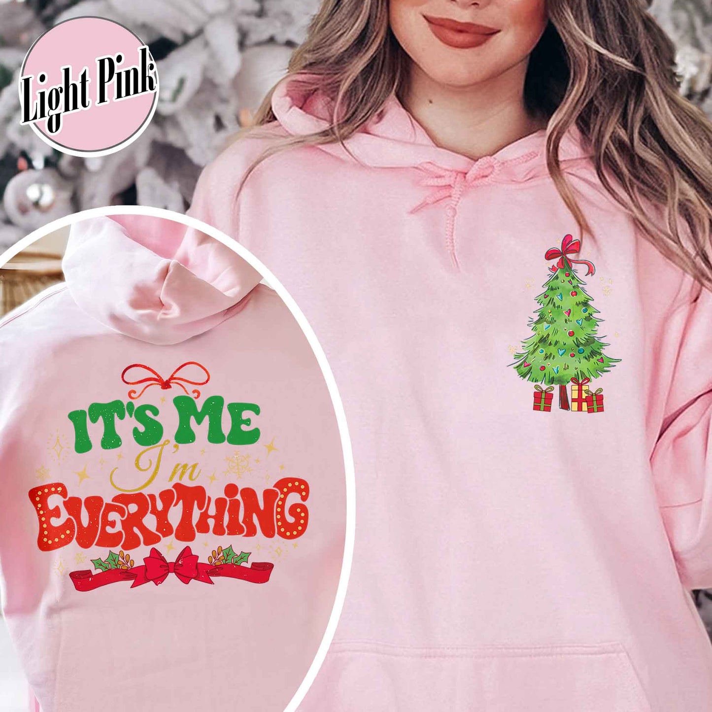 I Have Everything I Want For Christmas Hoodie, It's Me I'm Everything Shirt,Matching Christmas Couple Sweaters Funny, Holiday Couples Shirt