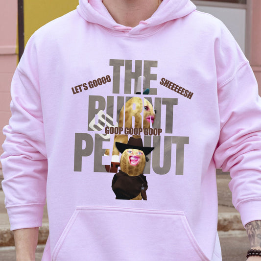 Funny The Burnt Peanut GOOP Homage, Peanut GOOP Bungulator 90s Bootleg, Internet Viral Meme Hoodie