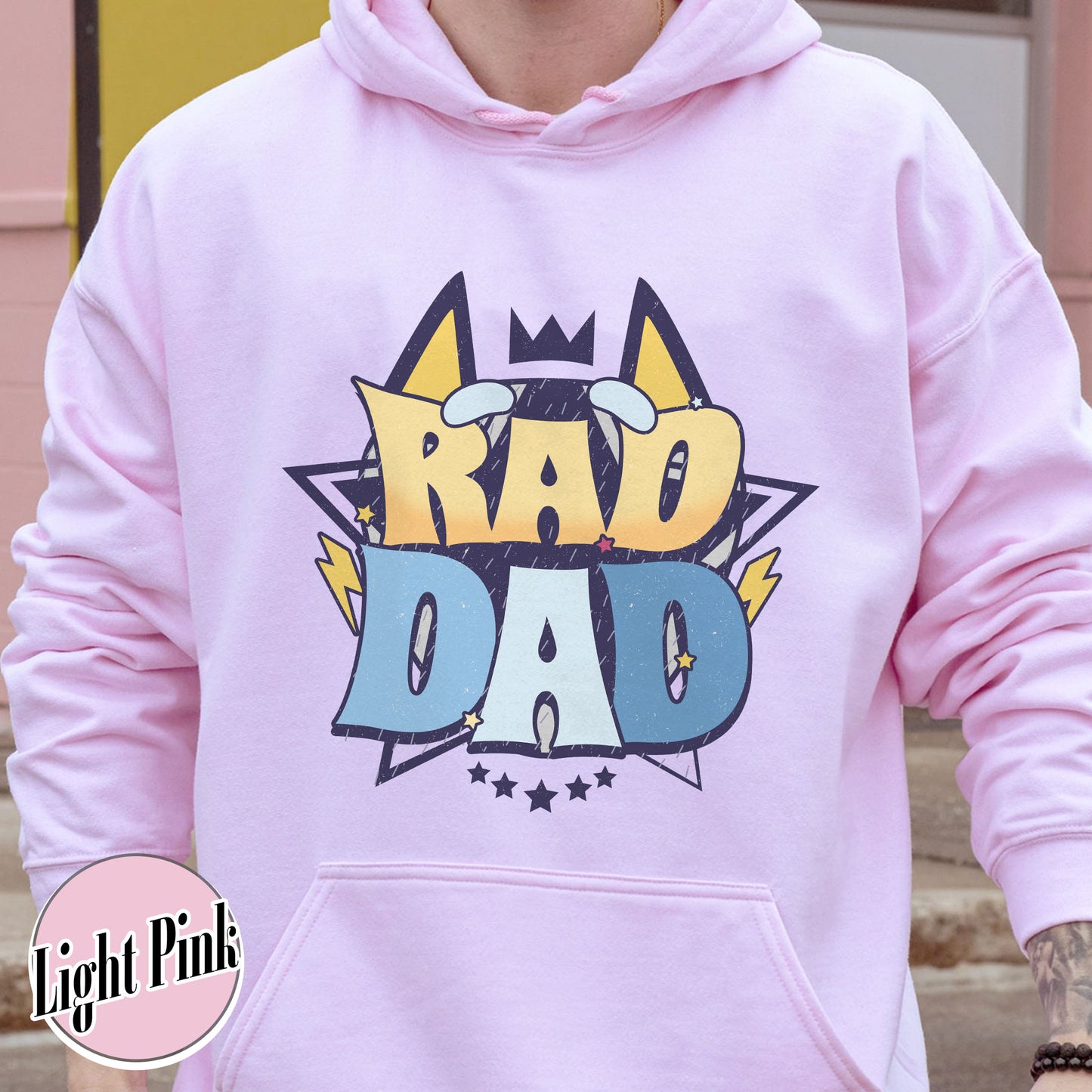 Rad Dad Hoodie, Fathers Day Gift, Rad Like Dad Hoodie, Dad Matching Hoodie, Cool Dads Club, Kids Hoodie For Fathers Day, The Girl Father Hoodie