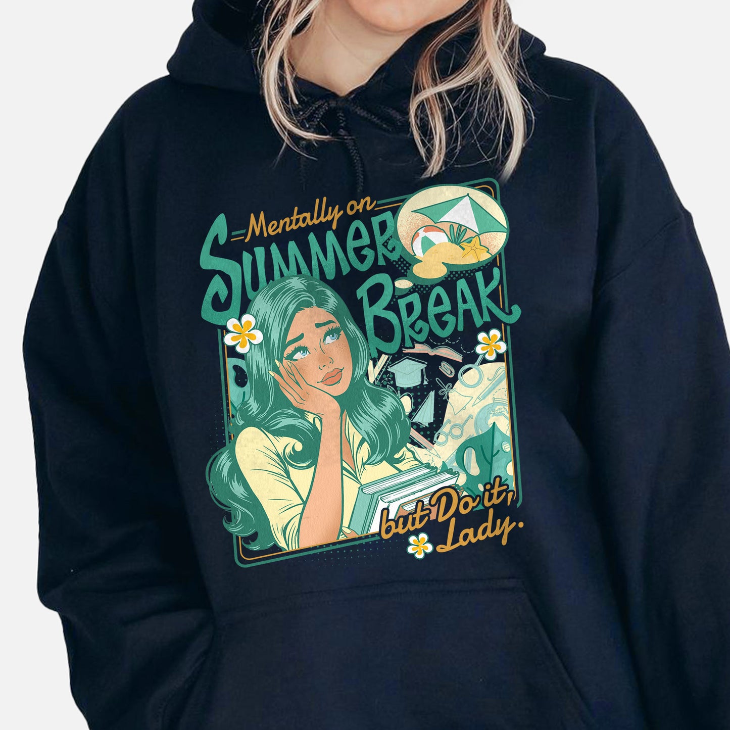 Do It Lady Hoodie, Funny Viral Meme Hoodie, Hoodie Humor Top, Retro Parody Hoodie, TikTok Trend Hoodie, Funny Gift for Women