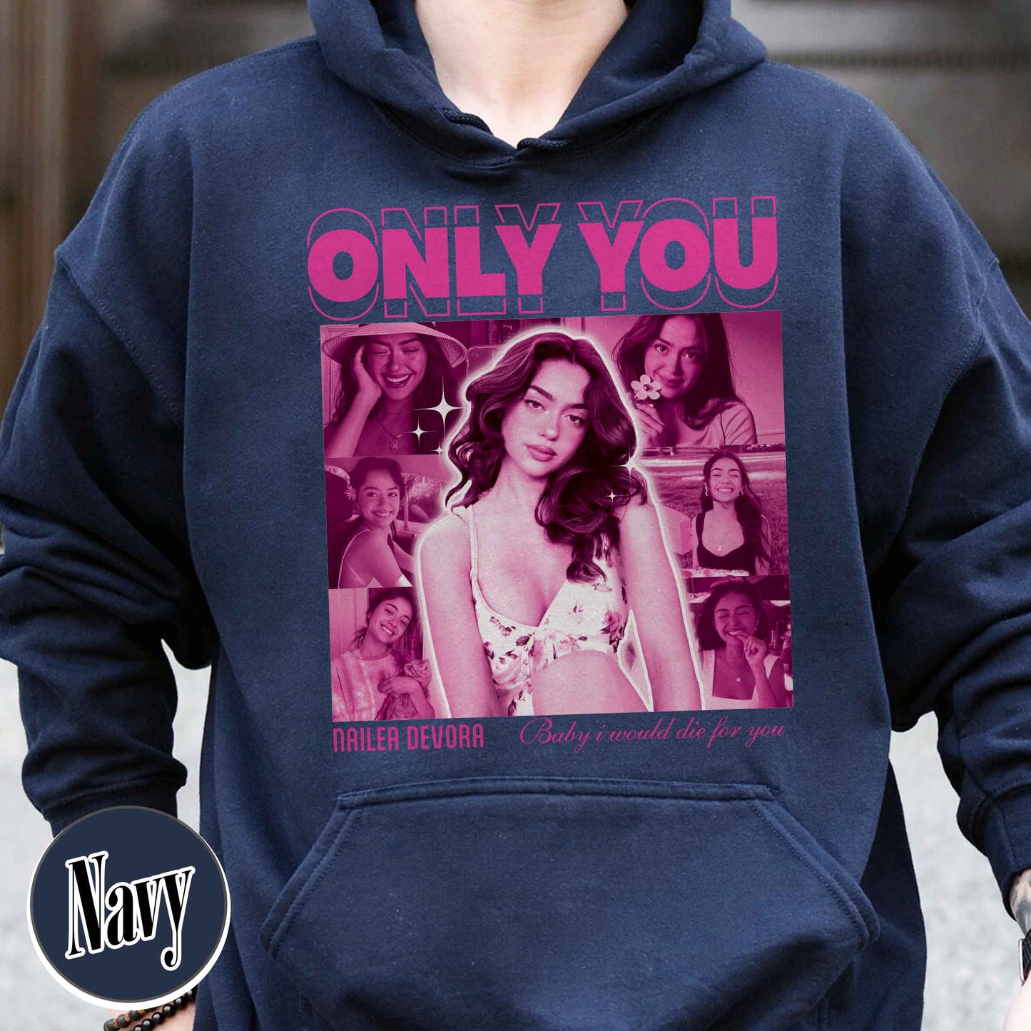 Valentine’s Day Hoodie, Only You Photo Custom Hoodie, Custom Hoodie With Picture for Boyfriend
