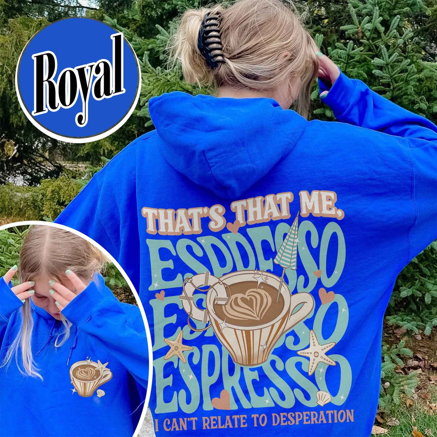 That’s That Me Espresso Hoodie, Concert Hoodie, Espresso Hoodie, I Can’t Relate to Desperation, Soft Girl Aesthetic, Coquette Espresso Hoodie