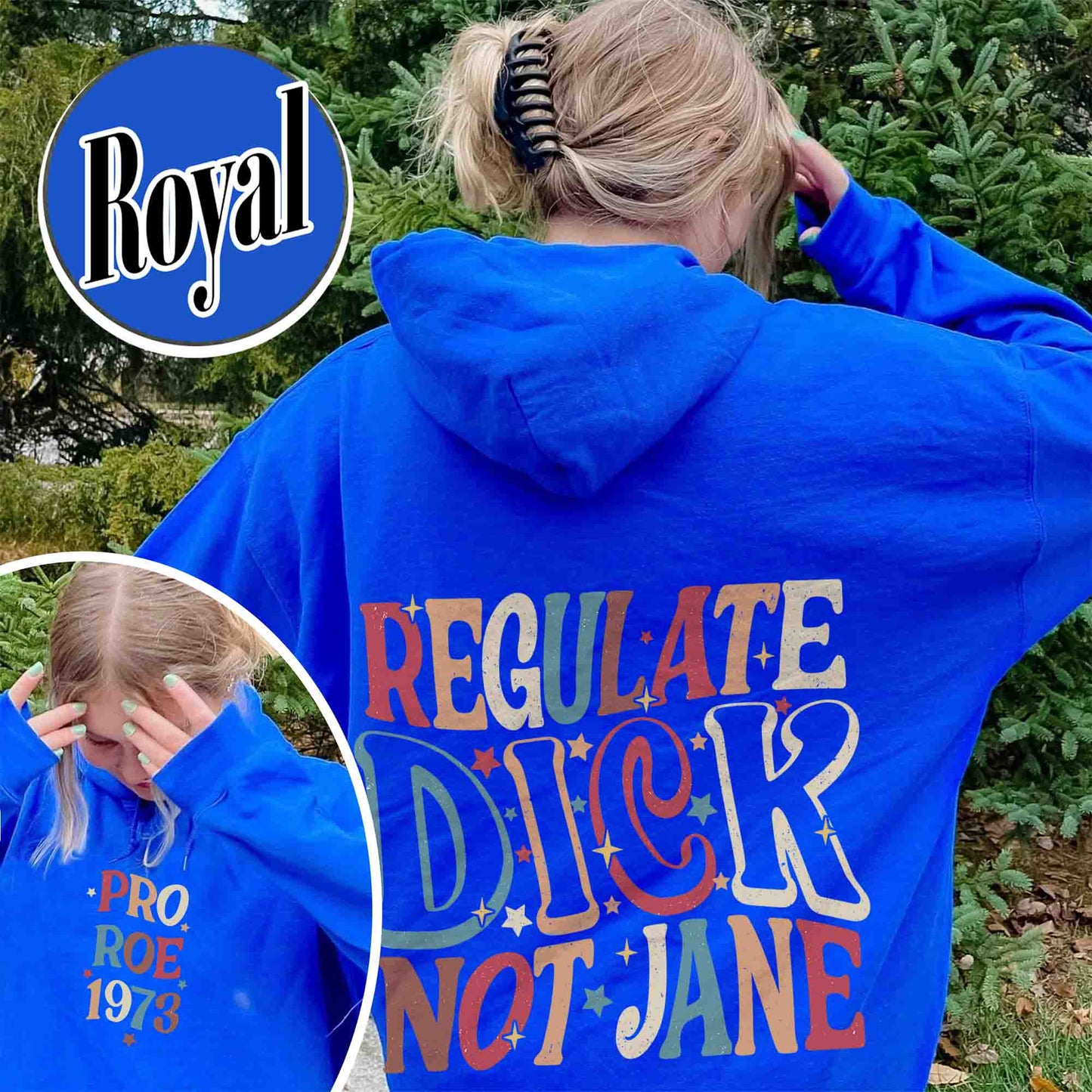 Feminism Hoodie, Regulate Dick Not Jane Hoodie, Reproductive Rights, Roe v Wade Hoodie, Abortion Rights