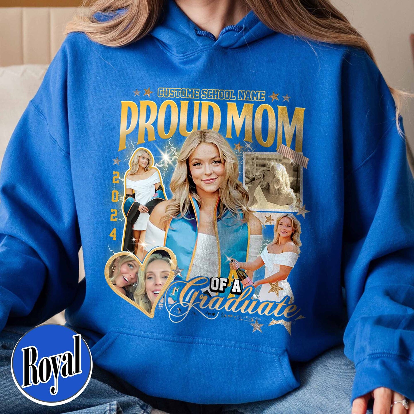 Custom Family Graduation Hoodie, Senior 2025 Family Matching Hoodie, Class of 2025 Family Graduation Shirts, Custom Graduation Shirts Photos