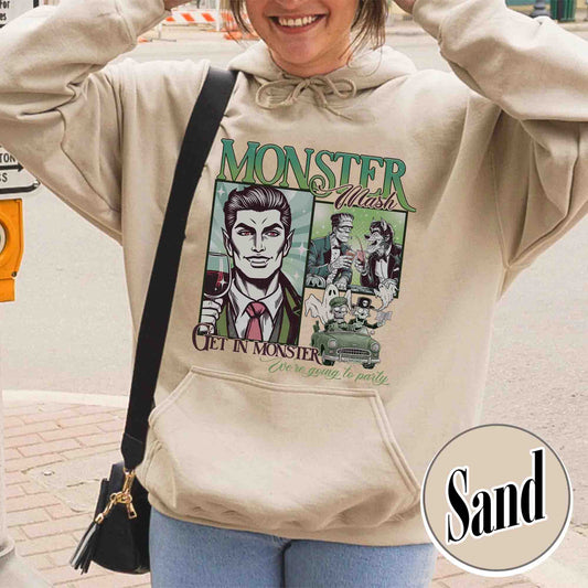 Halloween Hoodie, Monster Mash Hoodie, Get in Monster Hoodie, Ghost Halloween Hoodie