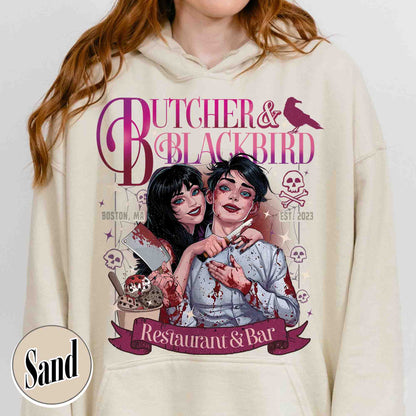 Bookish Hoodie, Butcher and Blackbird Hoodie, Dark Romance Social Club Hoodie, Booklover Gift