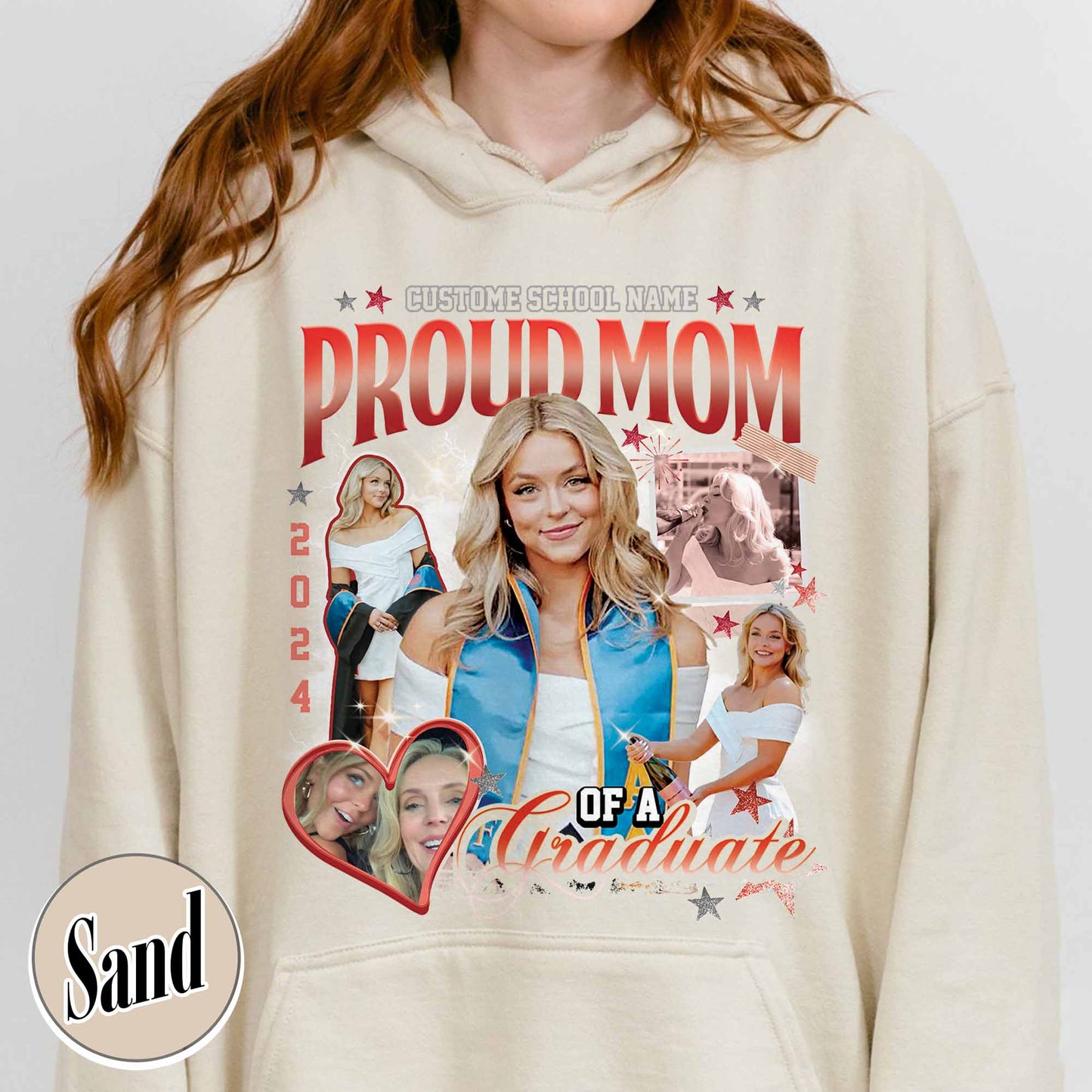 Custom Family Graduation Hoodie, Senior 2025 Family Matching Hoodie, Class of 2025 Family Graduation Shirts, Custom Graduation Shirts Photos