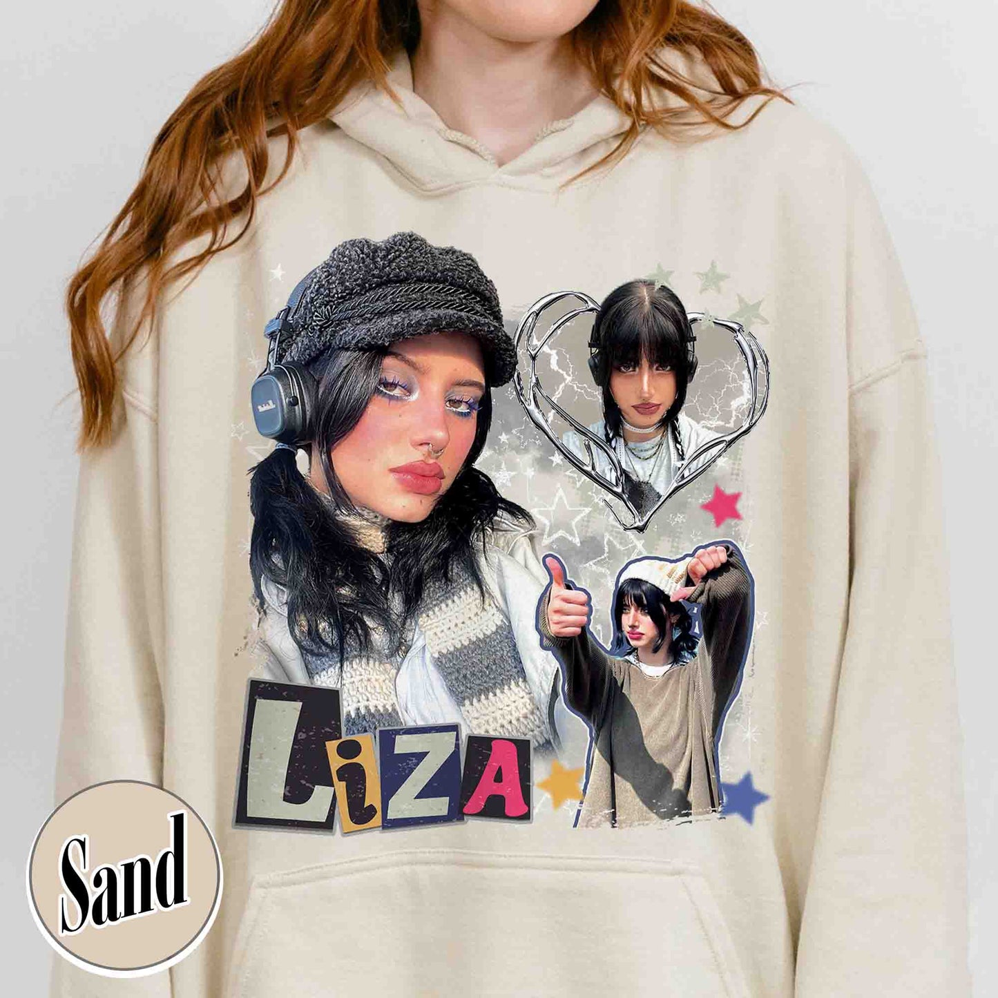 Custom Y2k Hoodie, Custom Photo Bootleg Girlfriend, 90s Retro Hoodie