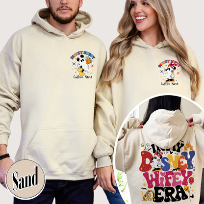 Couples Disney Epcot Hoodie, Custom Wife Husband Hoodie, in My Disney Hubby Era Hoodie