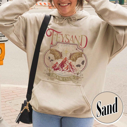 Rhys And Feyre Acotar Book Club Hoodie, Sjm, Velaris City Of Starlight Acotar Hoodie, The Night Court Hoodie, Court Of Dreams, Bookish Hoodie